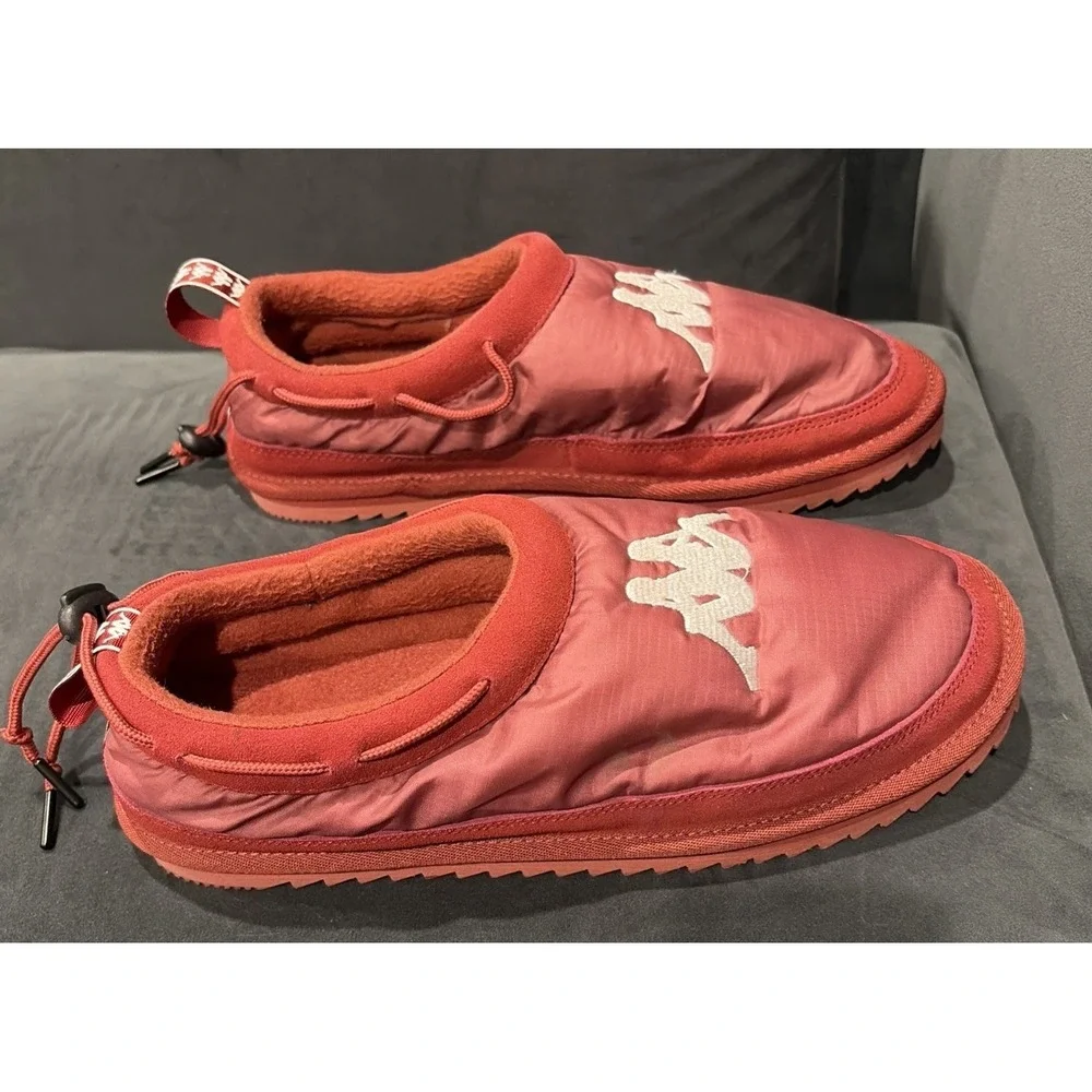 KAPPA Authentic MULE 3 SlipOn Sandals Maroon White Men's Sz 11